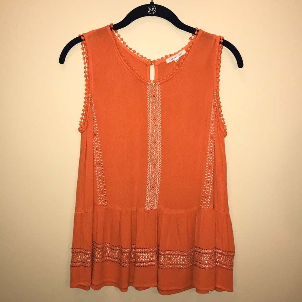 Orange Francesca’s top!! Size M
